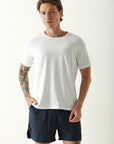 Camiseta Masculina Recorte Ombro 2 - Branco ROWA STORE DI8