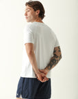 Camiseta Masculina Recorte Ombro 2 - Branco ROWA STORE DI8