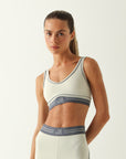 Top Memel - Off-White e Cinza ROWA STORE DI8