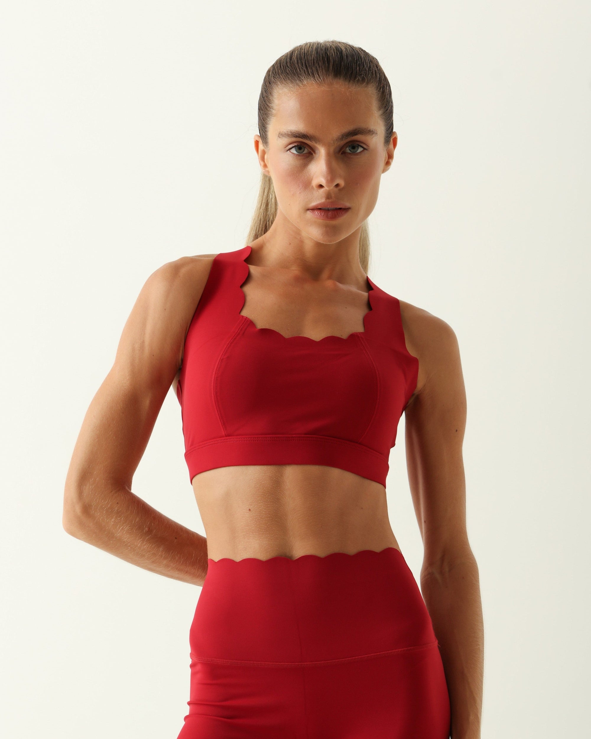 Top Heart Alças - Vermelho ROWA STORE DI8