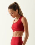 Top Heart Alças - Vermelho ROWA STORE DI8