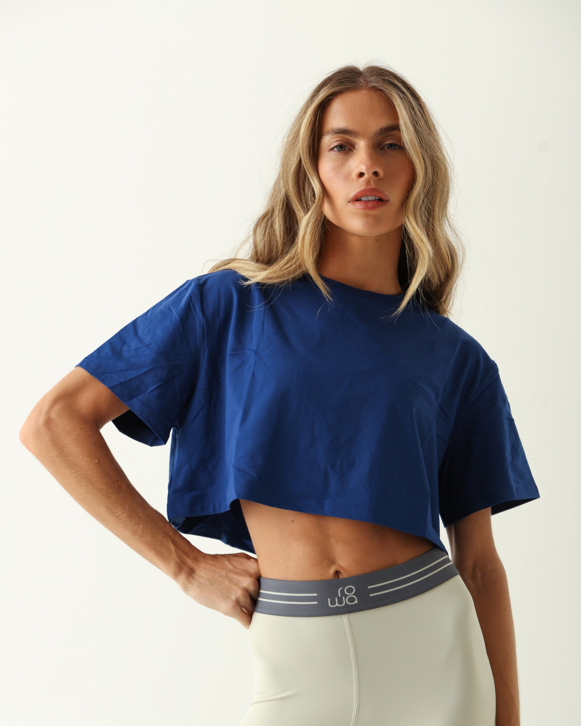 Cropped Simply Rowa V2 - Azul Marinho ROWA STORE DI8