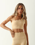 Top Assimétrico Heart - Creme ROWA STORE DI8