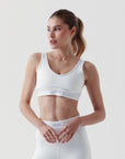 Top Memel - Branco e Prata