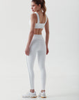 Legging Memel - Branco e Prata