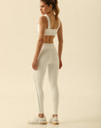 Legging Memel - Branco e Prata