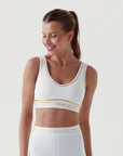 Top Memel - Branco e Ouro