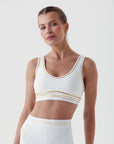 Top Memel - Branco e Ouro