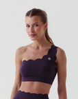 Top Assimétrico Heart - Roxo