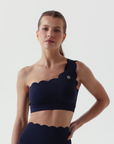 Top Assimétrico Heart - Azul Indigo