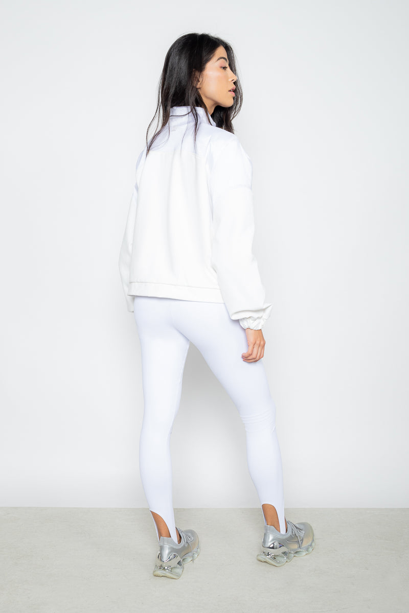 Legging Escolha de cintura alta com encaixe de pé EMANA® - Branco