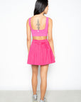 Top Brincadeira malha infra EMANA® - Rosa