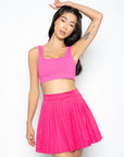 Top Brincadeira malha infra EMANA® - Rosa