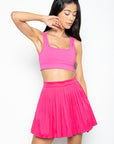 Top Brincadeira malha infra EMANA® - Rosa