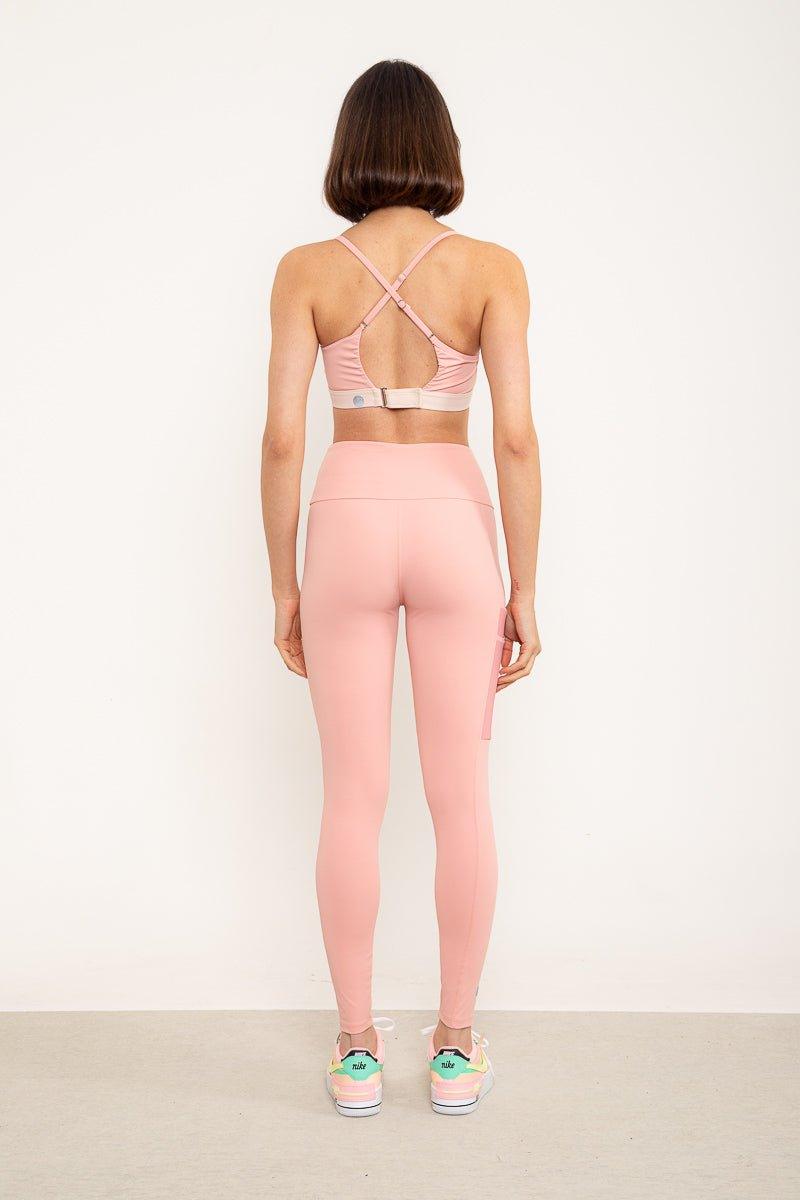 Legging Ibiza média compressão - Mellow Rose