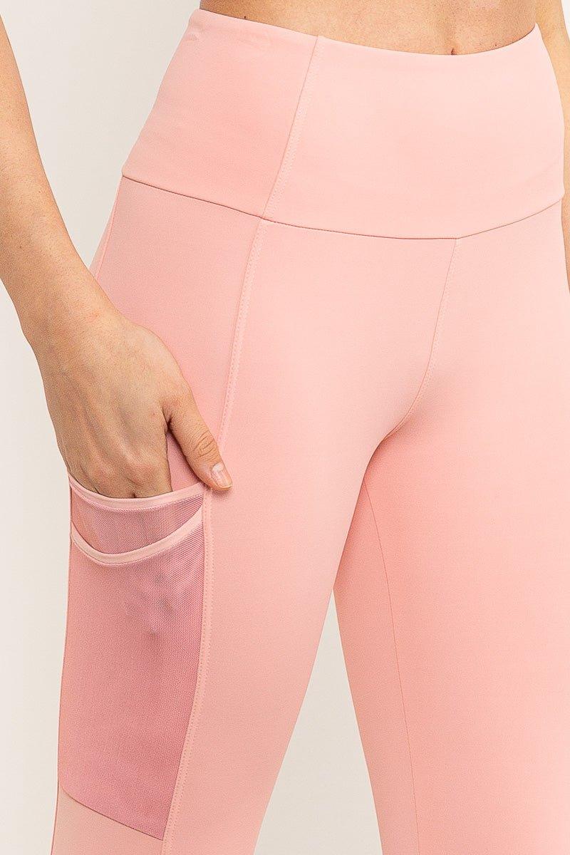 Legging Ibiza média compressão - Mellow Rose