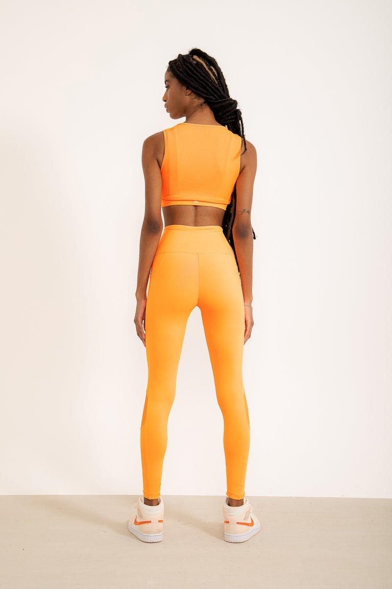 Legging Trapézio levanta bumbum EMANA® Laranja