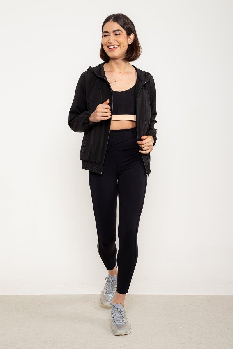 Windbreaker Rowa Moorea Preto - ROWA STORE - Jaquetas e Casacos