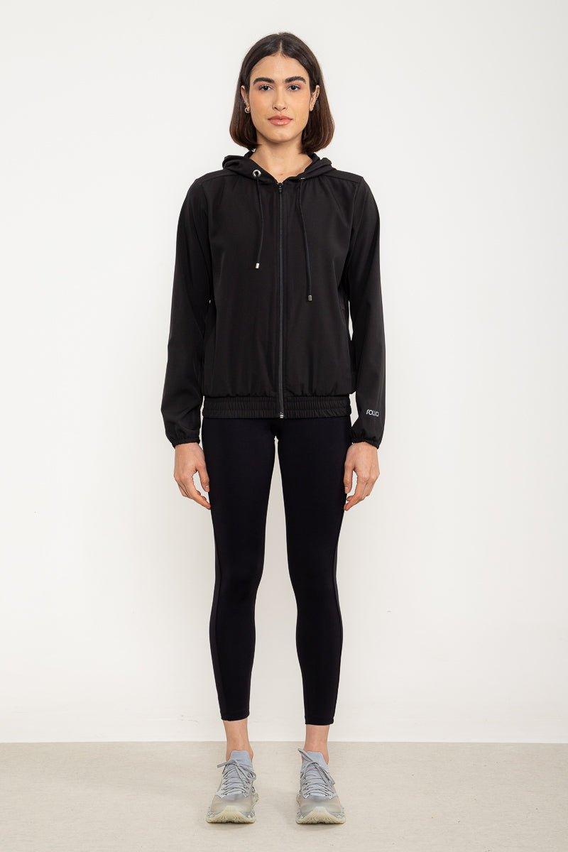 Windbreaker Rowa Moorea Preto - ROWA STORE - Jaquetas e Casacos