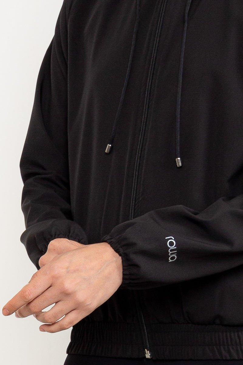 Windbreaker Rowa Moorea Preto - ROWA STORE - Jaquetas e Casacos